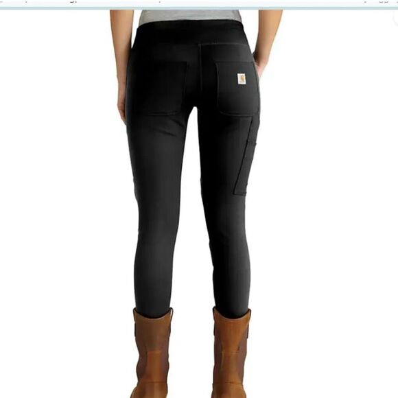 CARHARTT Women’s Black Force Utility Legging Size Large (12/14) Style #K7953 - Picture 2 of 8